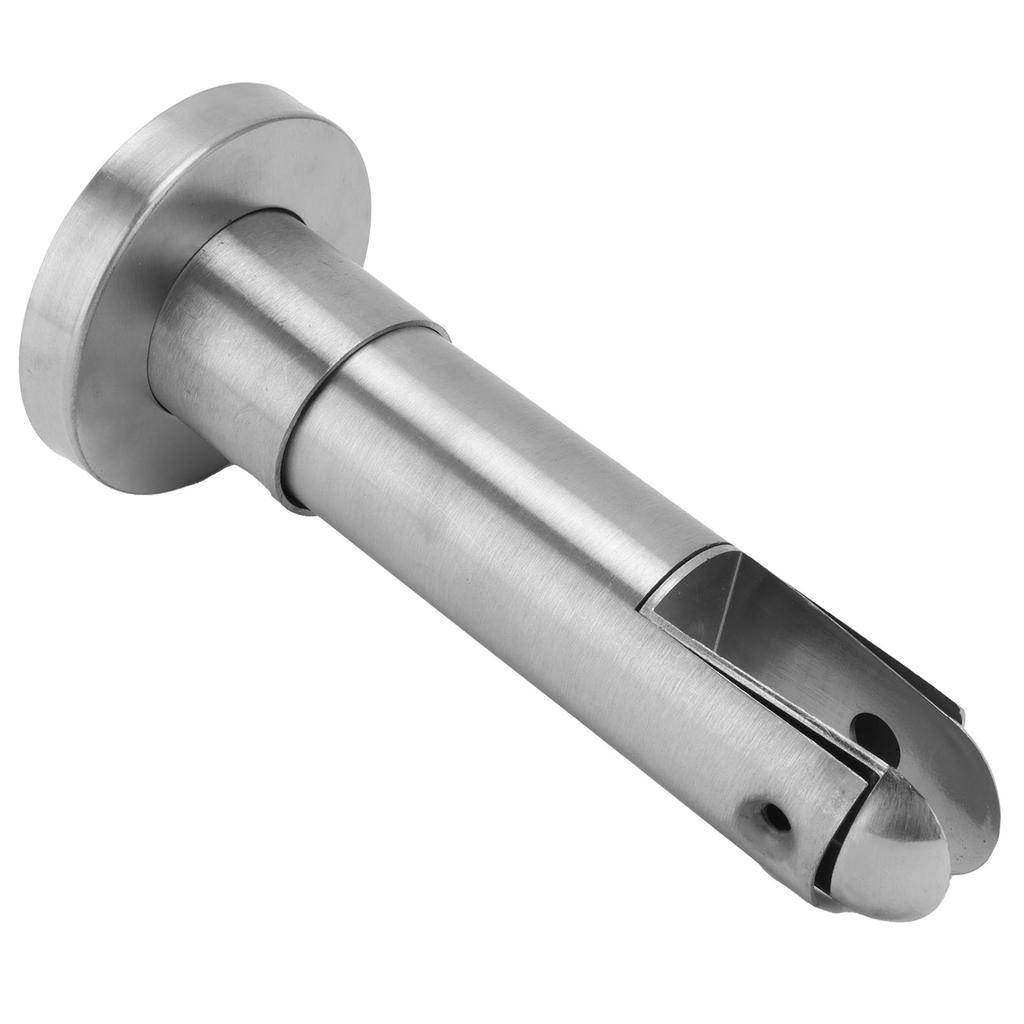Partition Support Foot Stainless Steel Glass Fence Clamp for Public Bathroom Toilet Restroom