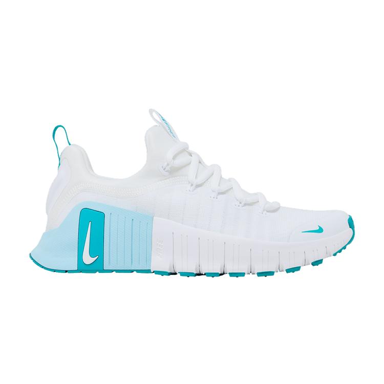 Nike Free Metcon 6 Белый Ледяно-Синий Пыльный Кактус (Женский) 36.5