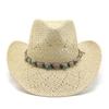 Vintage Folk Straw Hat With Ruffled Edge For Outdoor Sunshade And Casual Wear
