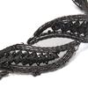 Hairhoop Tassel Design Bridal Headwear Feather Feather Rhinestone Headband for Women