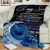 To My Husband/daughter/mon The Love Gifts Blankets Custom Blanket Flannel Blankets Bed Throw Soft Bedspread Sofa Travel Camping