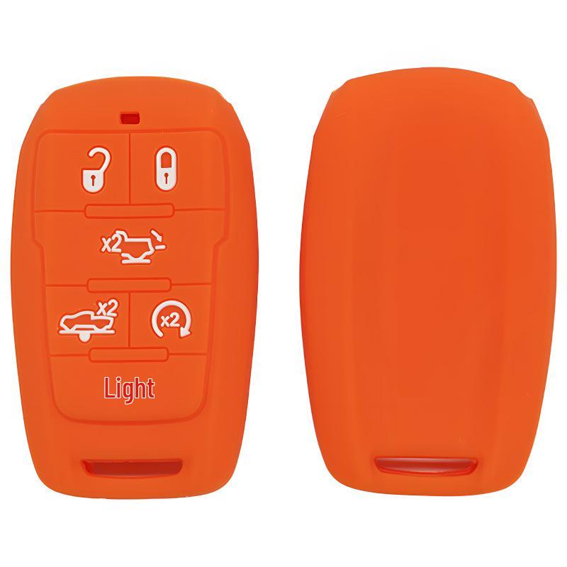 Silicone Key Case for 6-Button Dodge Caliber RM1500 2019-2020 Ram Chrysler