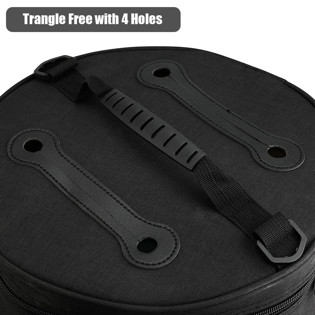 Knitting Yarn Round Crochet Bag Knitting Needles Yarn Tote Organizer DIY Craft Storage Basket Sewing Tool Accessories Travel Bag