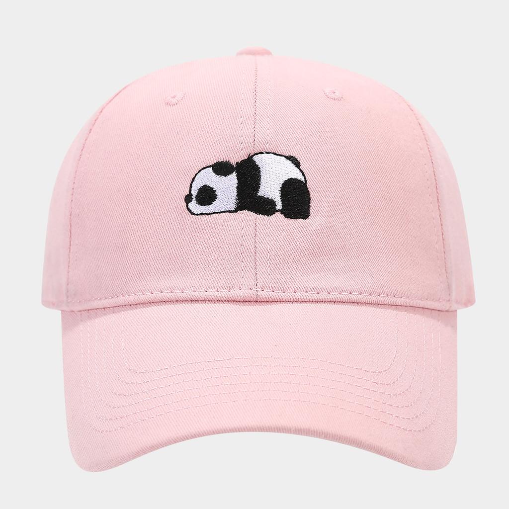 Summer Panda Cartoon Baseball Cap For Women Casual Sun Block Breathable Cotton