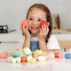 36 PZ Rocce di Legno Montessori da Ordinare e Impilare, Giocattoli Sensoriali per l'Apprendimento dei Bambini Piccoli, Gioco di Costruzioni per il Compleanno dei Bambini