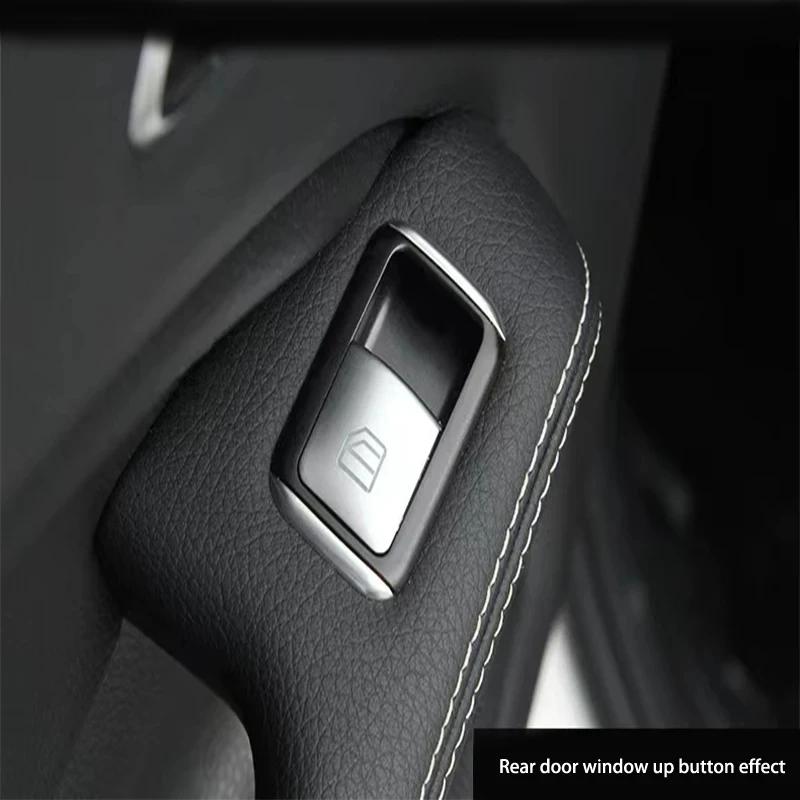 Car Window Glass Lift Button Trim Cover Sticker for Mercedes Benz A/B/C(W204)/E(W212)/GLA /CLA/ GLK/ GLE-class