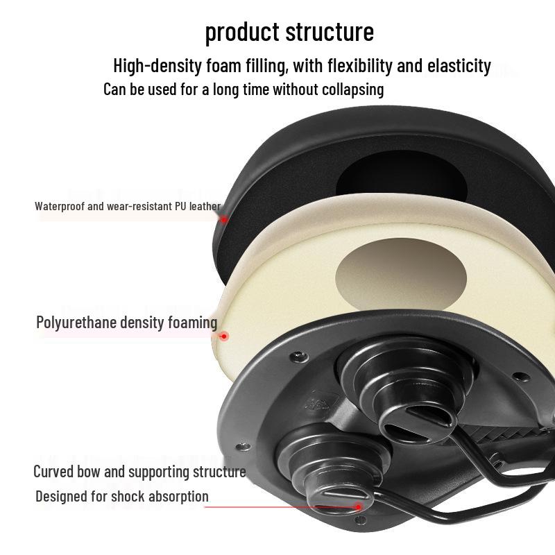 Waterproof Shockproof Breathable Hollow PU Leather Mountain Bike Saddle