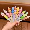 Baby Headband Anti-Slip Toothed Comb Soft 3D Heart Flower Decoration Hair