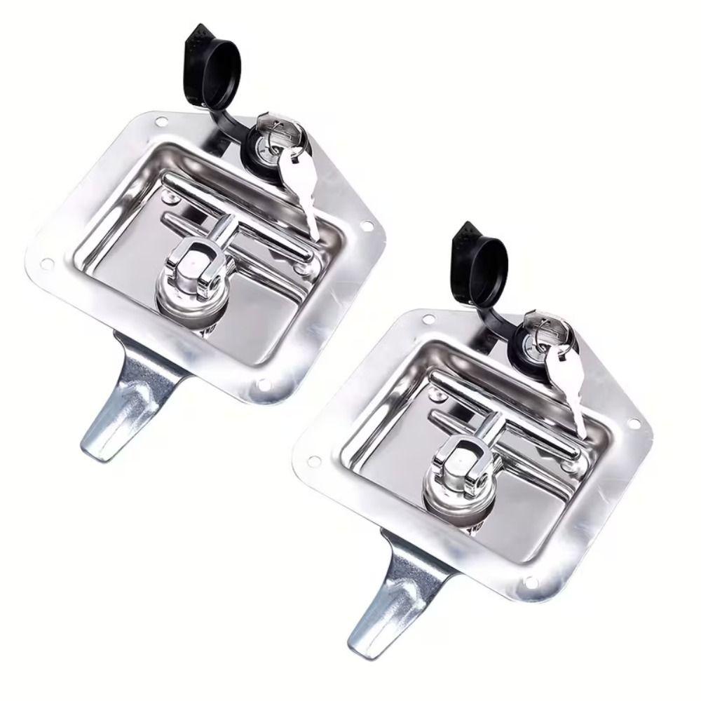 Heavy Duty T-handle Lock Compact Trailer Door Lock User Convenience Stainless Steel Lock  Trailers