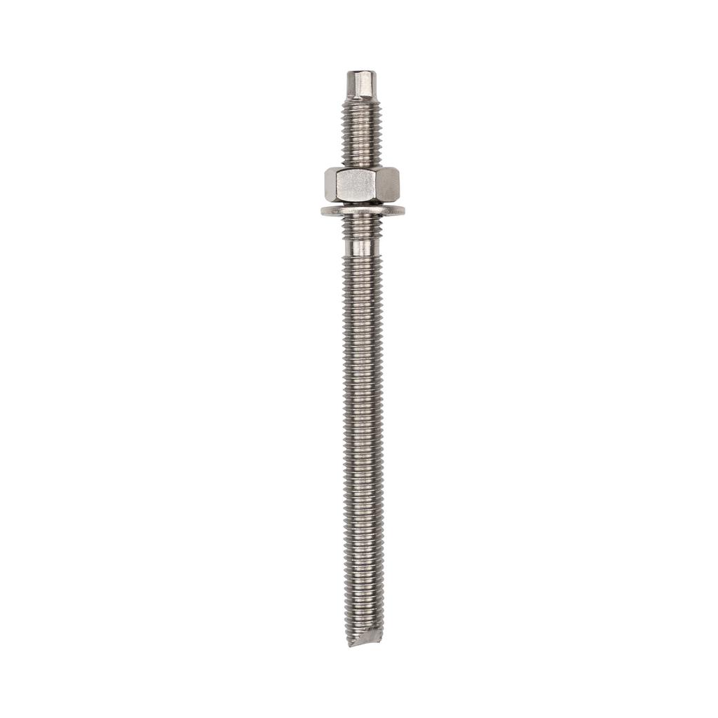 IsolBau Threaded Rod Steel A4 Anchor 10 x M10 x 130