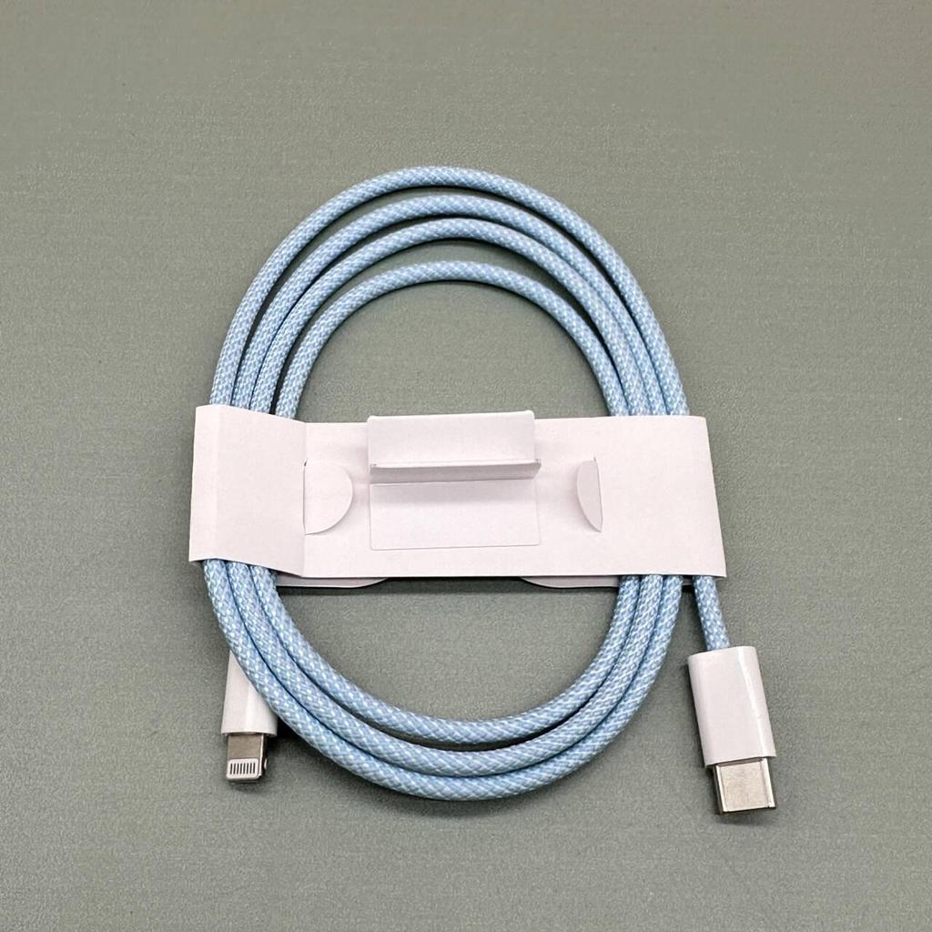 Knitted Macaron PD20W Double C Cable for Apple 16/15/14/13 Devices