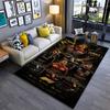 Sportlicher Teppich, F1 Senna Hamilton Schumacher Verstappen Champions Poster, Fan-Höhlen-Dekoration, Rutschfeste Matte