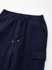 IKALOOK Boa Fleece Spandex Cargo Jogger Pants Cpt172