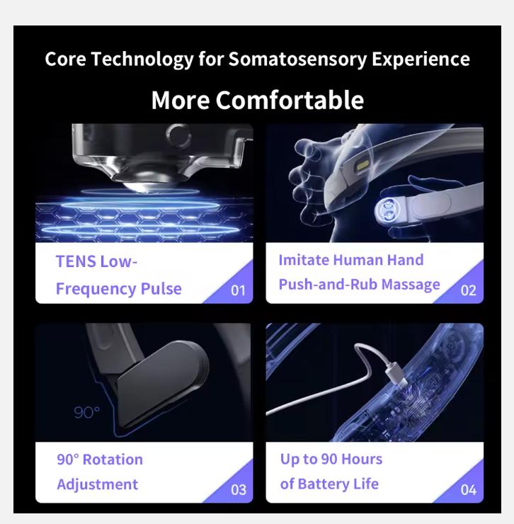 Ems Electric Head Massager Headache Relief Brain Stimulator Therapy Machine Migraine Insomnia Release Masseur Relieve Headaches