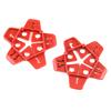50Pcs 5In1 Wedge Ceramic Leveling System Professional Tile Spacers Clips Floor Wall Gap Leveling System Construction Tools