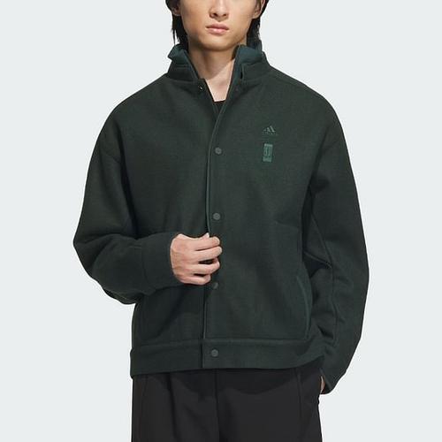 Adidas Wuji Series Wuji Melton Jacket Jackets Coats Men's Dark Green IX4286