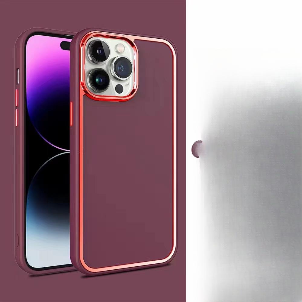 

Applicable To Apple 15 Mobile Phone Case IPhone 14 Electroplated 12 Matte Skin Feeling 13MAX Anti-fall Full Cover Protective Case XS Apple 14/15Plus Universal