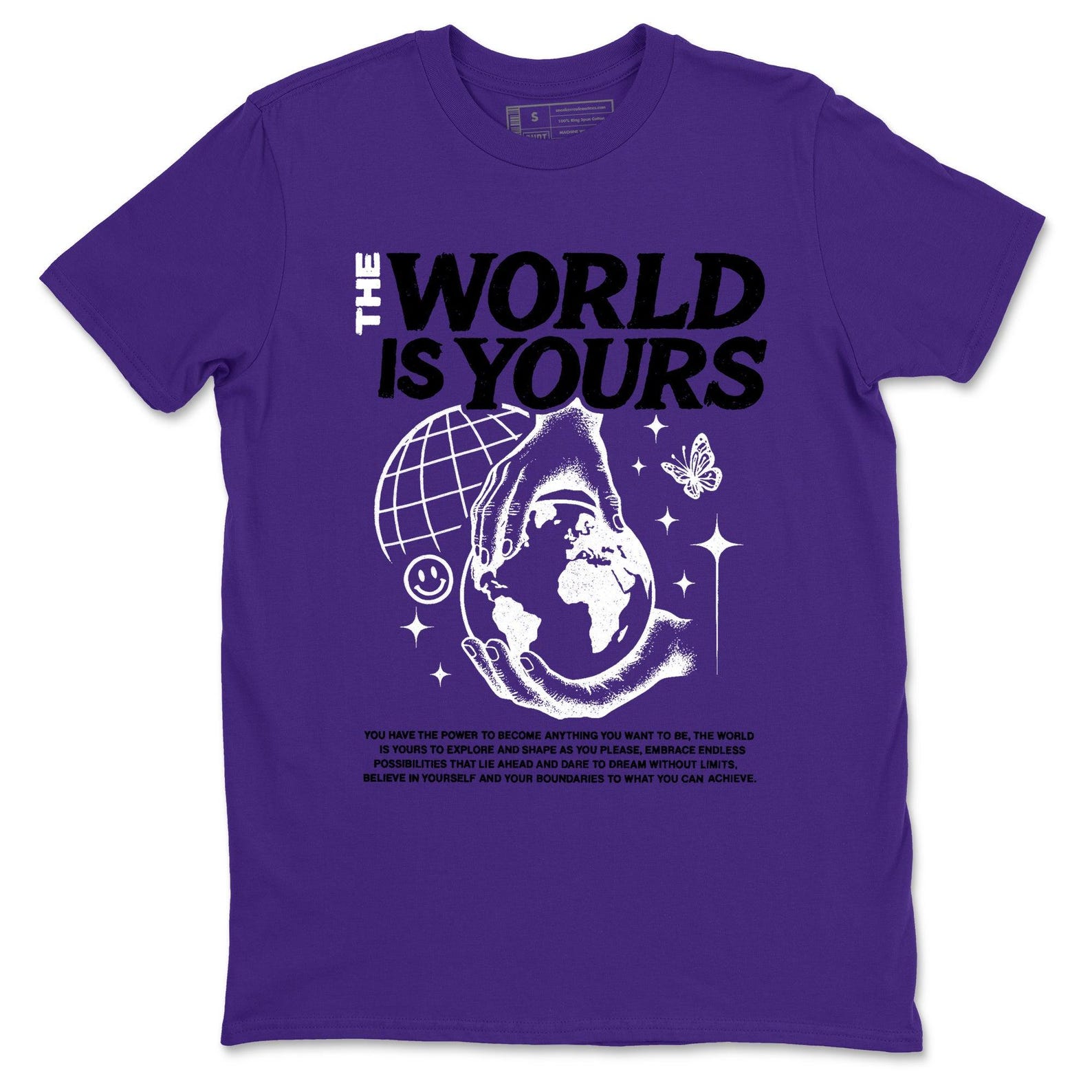 The World Is Yours Graphic T-Shirt - Streetwear Tee XL