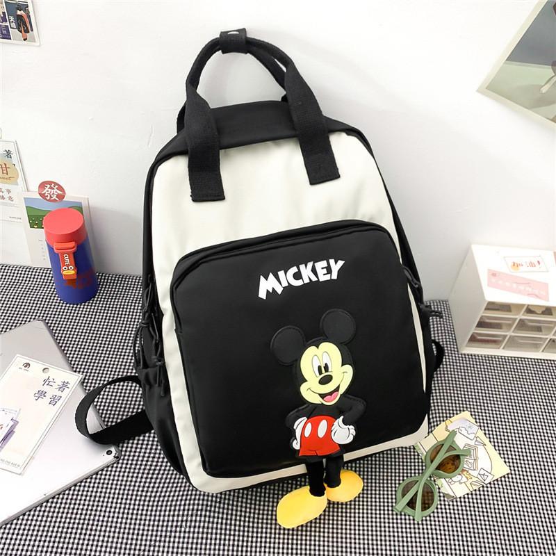 Design Blocked Color Children Backpack For Daily School Use