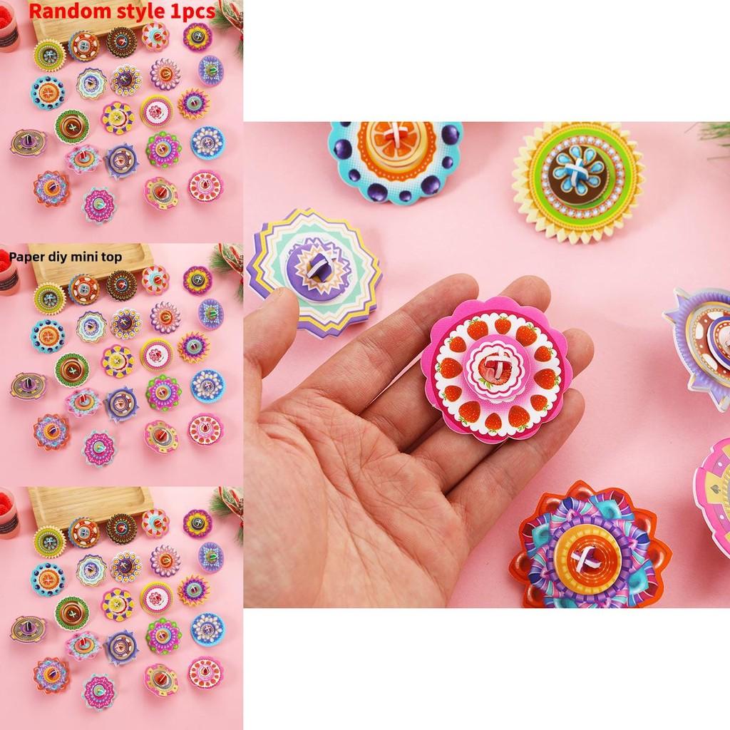 Diy Childrens 3d Puzzle Paper Gyroscope Art Craft Gift For Kids And School Rewards