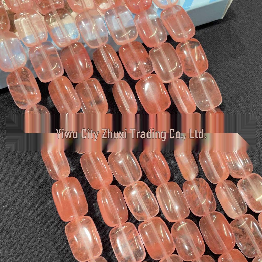10x14mm Rectangular Crystal Agate and Turquoise Malachite Loose Beads for DIY Jewelry