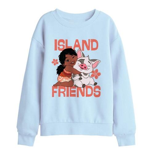 Moana 2 Childrens/Kids Island Friends Simea & Pua Sweatshirt