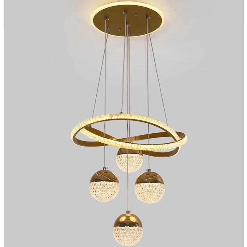 Modern Minimalist Golden Base Chandelier