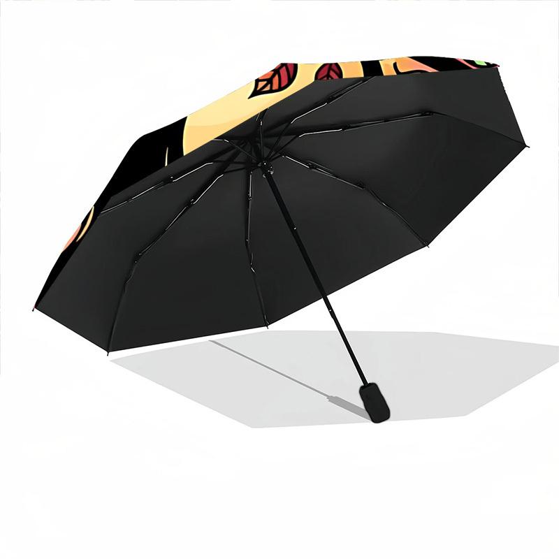 1 Stück automatischer Regenschirm „Baum des Lebens“ – tragbarer, zusammenklappbarer Regenschirm mit 8-Streben-Stabilität, für Modebegeisterte (Artikelnummer: yy251017112)