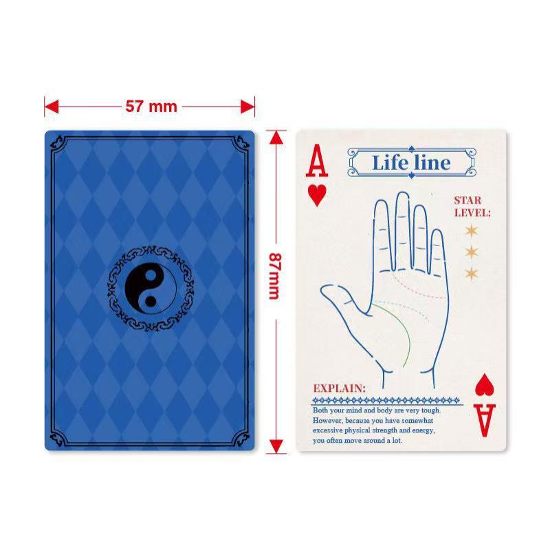 Palmistry Fortune Telling Poker Playing Cards Playing Cards Play Card Game Self-Discovery Tool