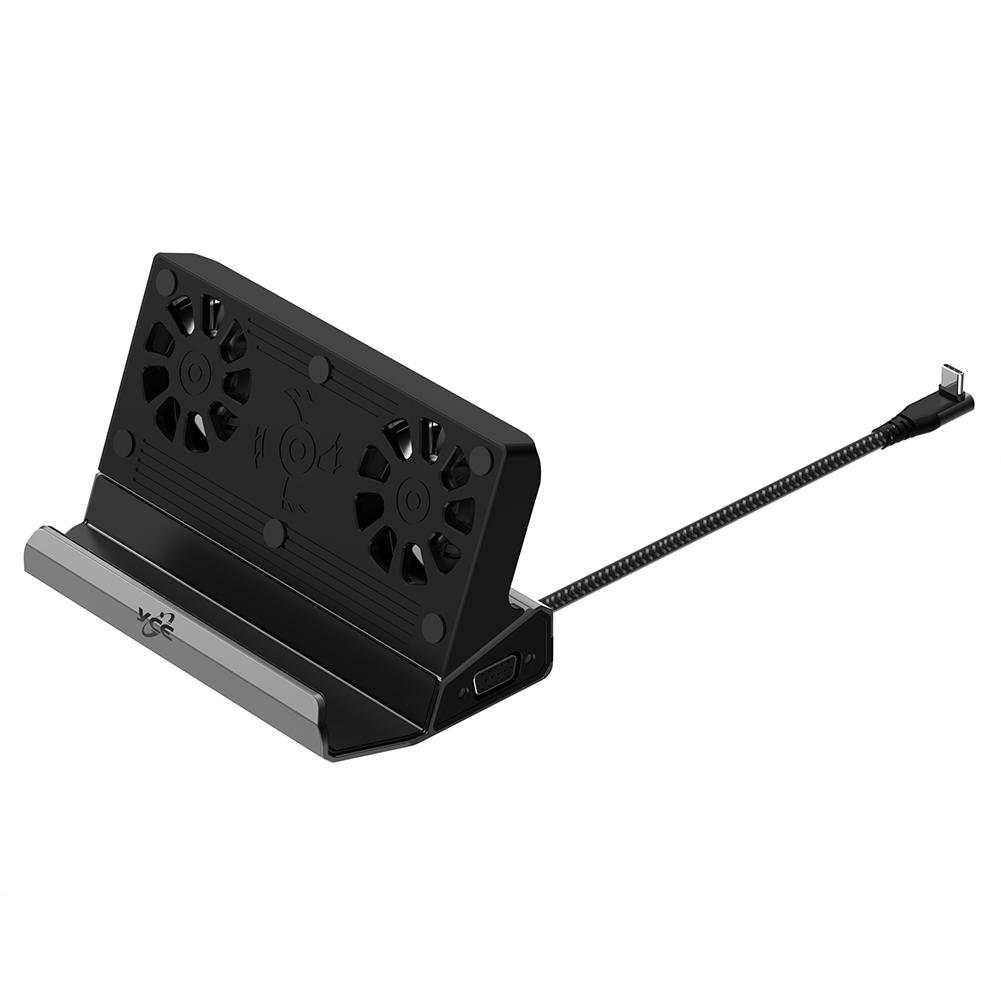 Dock Console Hub 4K 60Hz USB C Docking Station Gigabit Ethernet 1000Mbps USB Hub Type C USB 3.0 2.0 PD 100W RJ45 for Steam Deck