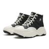 FILA BREAD Height Increasing Thermal Mid top Casual Shoes Women's Black White F12W541120FBG