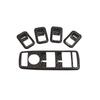 For Benz GLK 2009 2010-2015 Carbon Fiber Window Switch Button Garnish Trim 5PCS