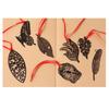 DIY Cute Black Hollow Metal Bookmark Document Book Mark