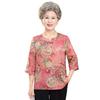 YUZHAOLIN Summer New Chinese Style Two-Piece Set for Moms
