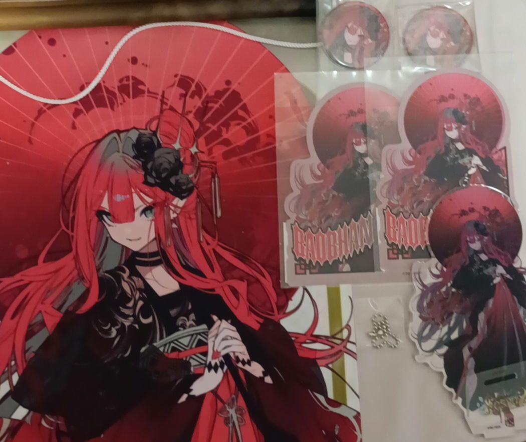 

[USED] Fate/Grand Order Barvancy Tapestry Acrylic Stand Can Badge Sticker