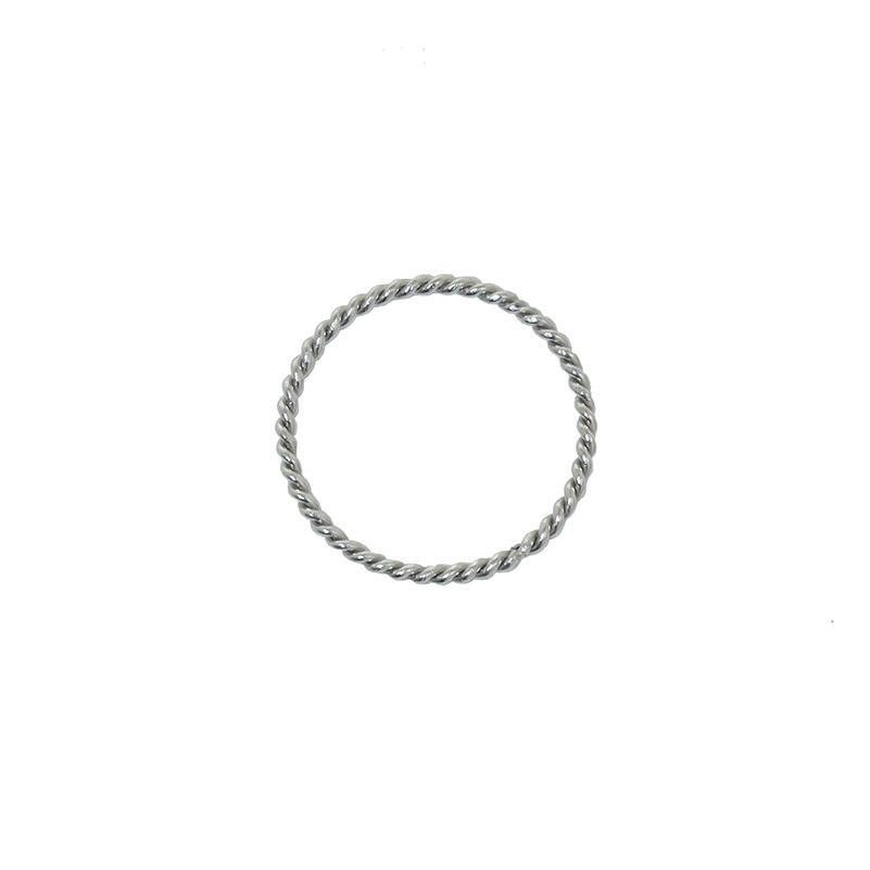 Plain Ring Twist Ring 316 Material Non-Fading Ring Fashion Trend Tail Ring Jewelry