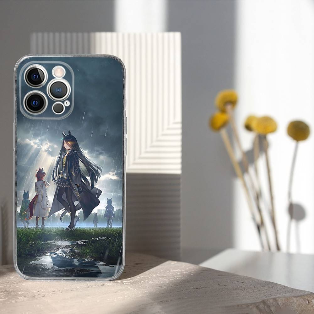 

Чехол для телефона U-Uma Musume Pretty Derby для iPhone 17,16,15,14,13,12,11 Pro,Max,Plus,X,XS,XR,SE4,E Mini Прозрачный Мягкий Чехол iPhone17Promax