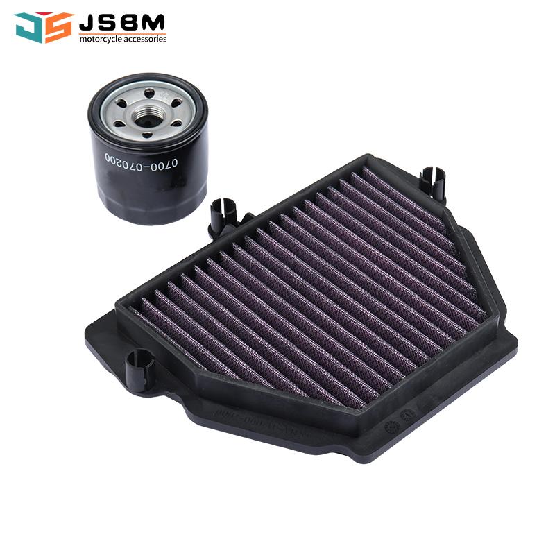 JSBM Motorcycle High Flow Air Filter Oil Filters For CFMOTO 650SR 675SR-R 675SS 675NK CF650-10 675 NK SR-R SS SR 0700-07200