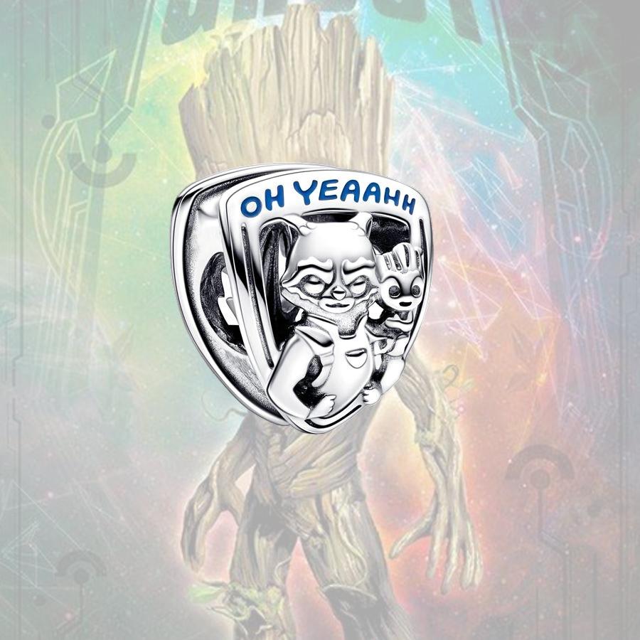 Guardians of the Galaxy Groot Star Lord Charm Bead Component Bead Components Pendant Bead Component Compatible With Authentic Original Copper Metal