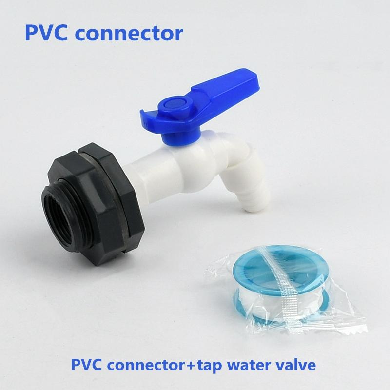 1/2" 3/4" 1" 1.2" 1.5" 2" Female/Male Thread ABS Plastic Connector Garden Irrigation Joint Fish tank Aquarium Drain Pipe Fitting