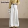 Beautiful Wardrobe Women's Loose White Wide Leg Jeans
