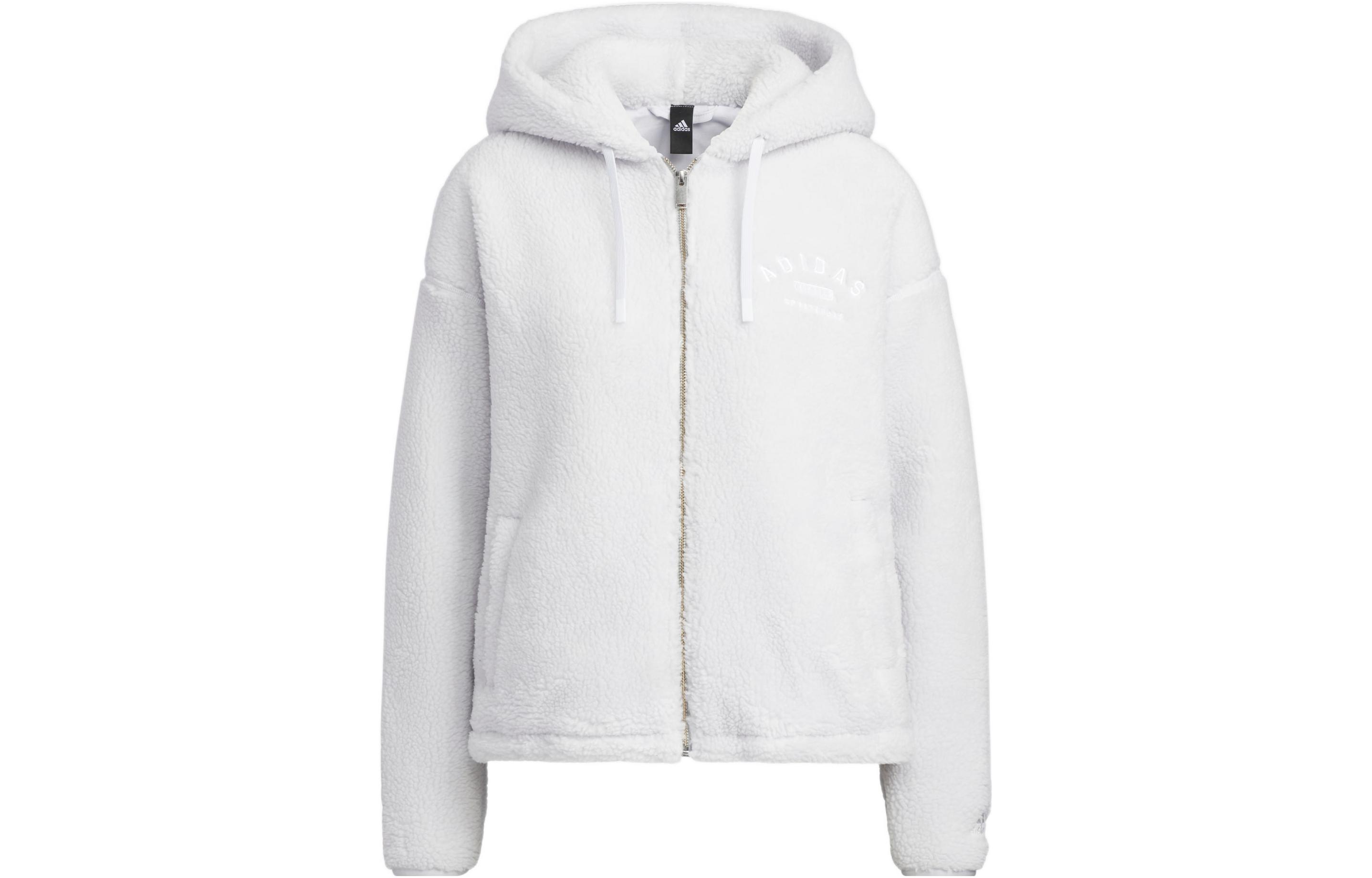 Adidas Velvet feel Coat Women s Symbol Gray IK3478 XL
