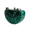 Wedding Beaded Bracelet Handbag Semi-circular Fashion Acrylic New Clutch Evening Party Youth Women's Bags Designer Luxury Bag