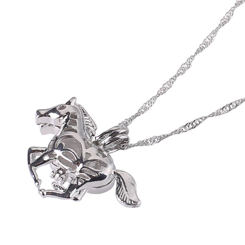 Luminous Pegasus Necklace Clavicle and Sweater Chain - European and American Jewelry Trend