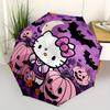 1pc Halloween Hello Kitty Automatic Opening/closing Umbrella, Compact Travel Umbrella - - Festive Accessory, Sturdy Ribs Yy250807089
