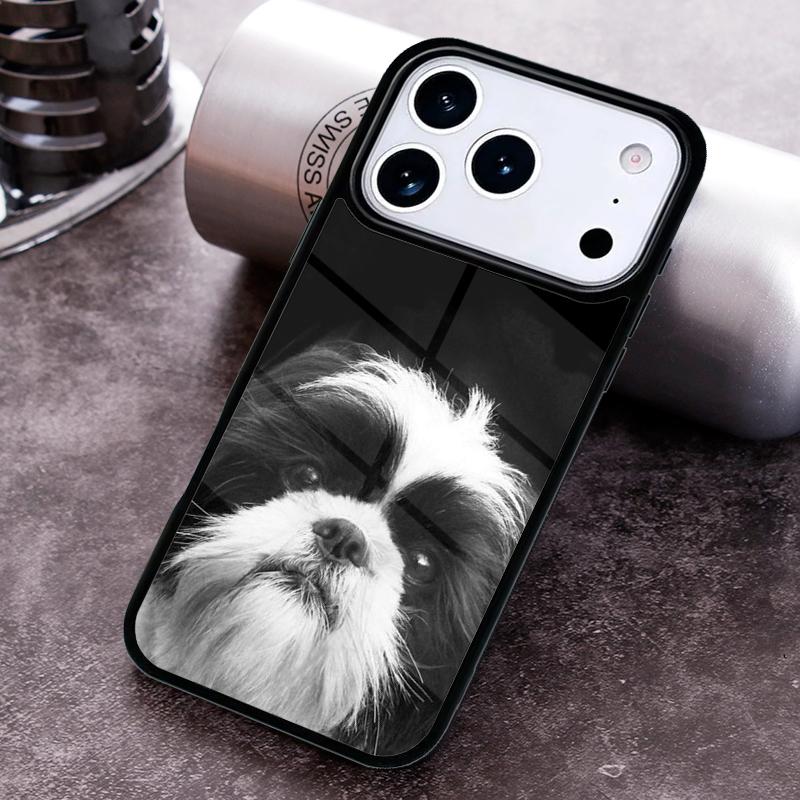 Cartoon Shih Tzu Dog Soft Phone Case For iPhone 17 16 15 14 13 12 11 Pro Max Plus 17Air Soft Silicone Cover