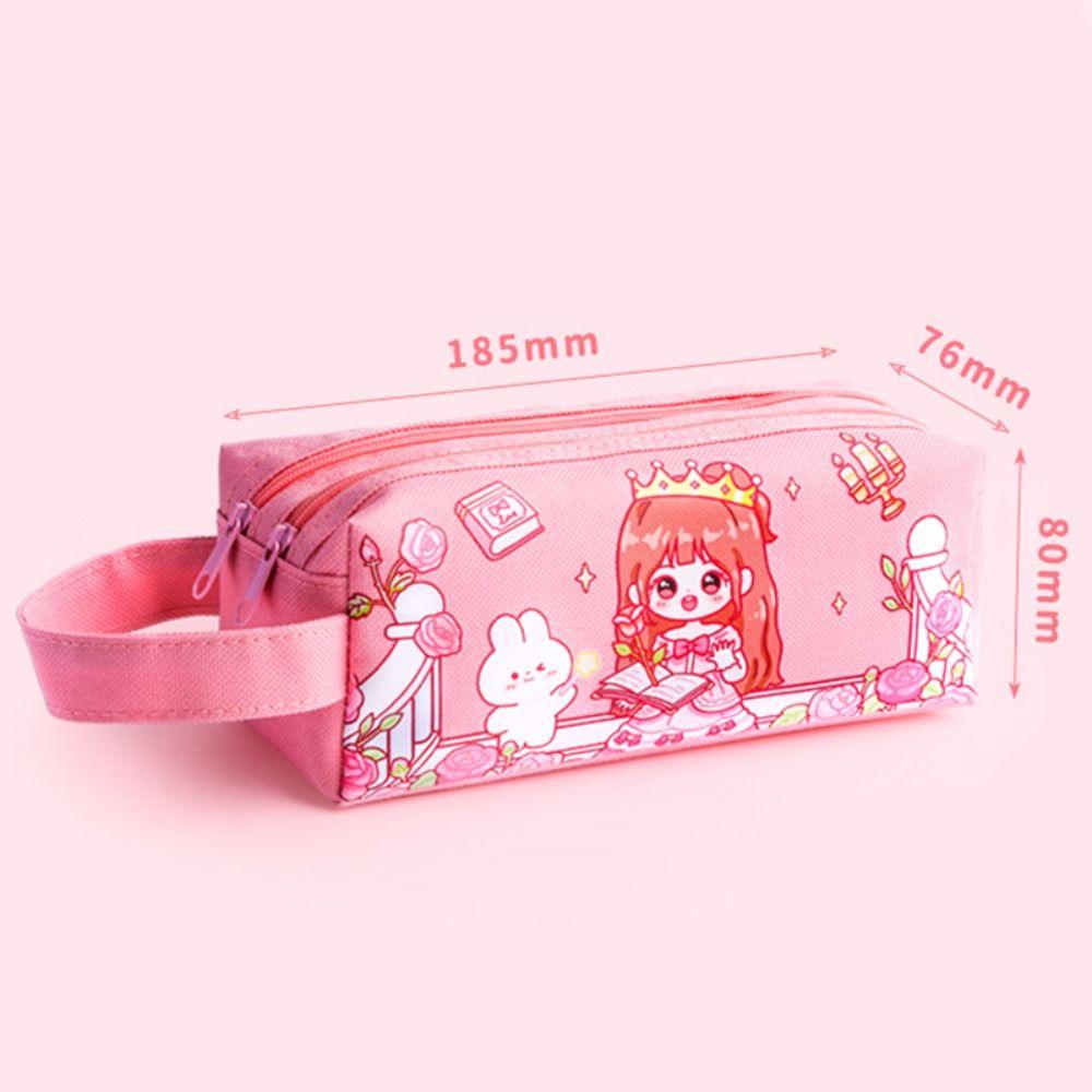 Double Layers Pencil Case Large Capacity Stationery Bag High Quality Pen Box  Back To School