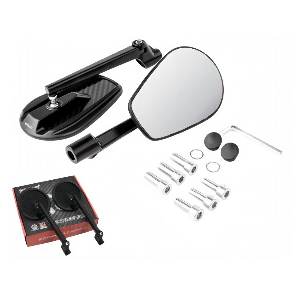 

Universal Motorcycle Rearview Mirror Carbon Fiber Rearview Mirror Square mirror