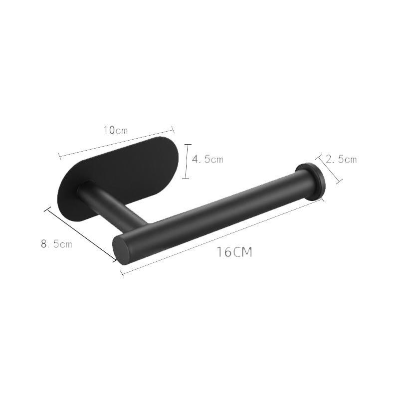 Self Adhesive Toilet Paper Towel Holder Stainless Steel Wall Mount No Punching Tissue Towel Roll Dispenser for Bathroom Kitchen