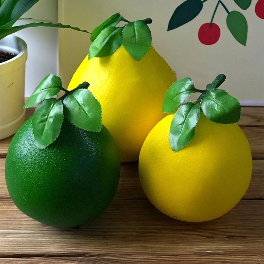 Foam Fake Grapefruit Lifelike Grapefruit Model Creative Artificial Fruit Pomelo Photo Teaching